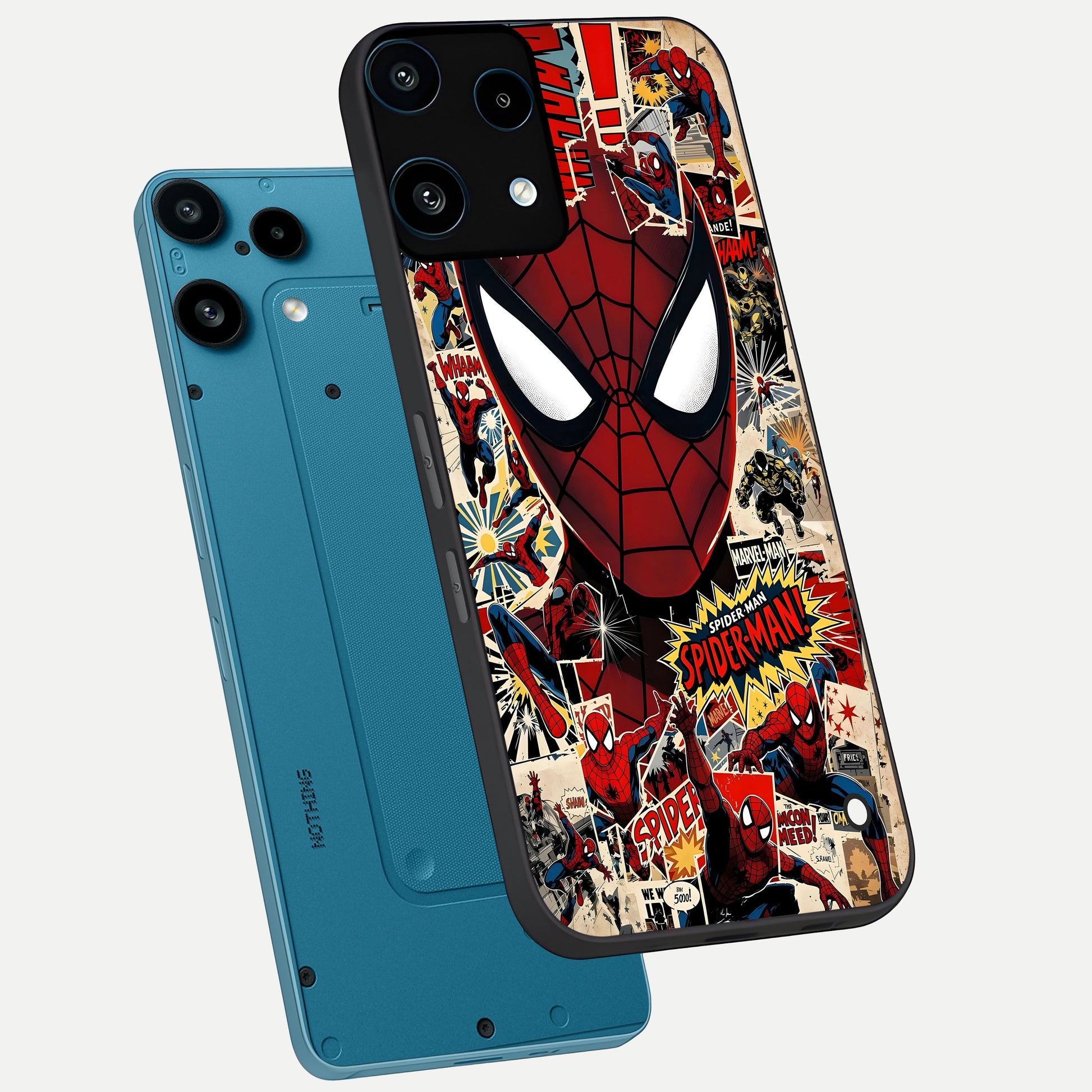  Aesthetic Wonder Spider phone case For Nothing Phone 3A Lite showing premium glass back cover with detailed artwork