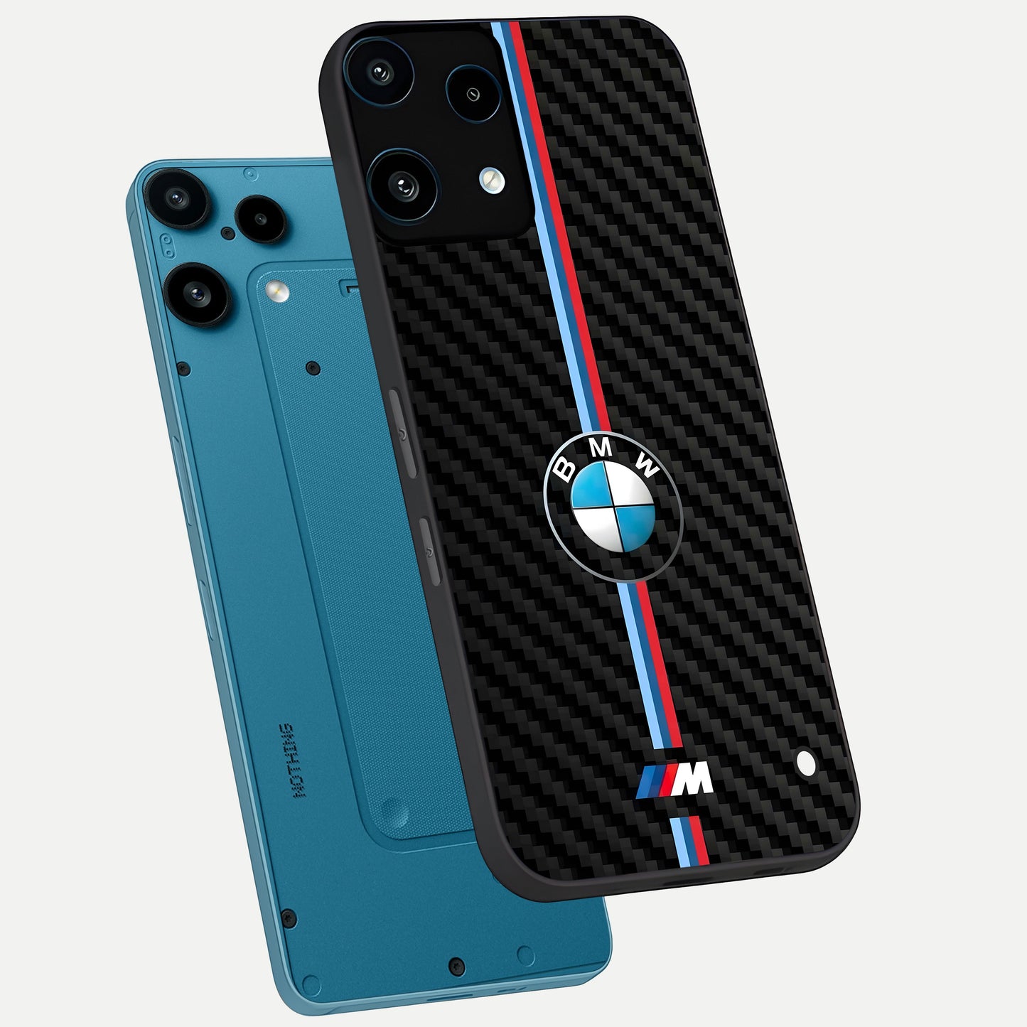  BMW Pattern phone case For Nothing Phone 3A Lite showing premium glass back cover with detailed artwork