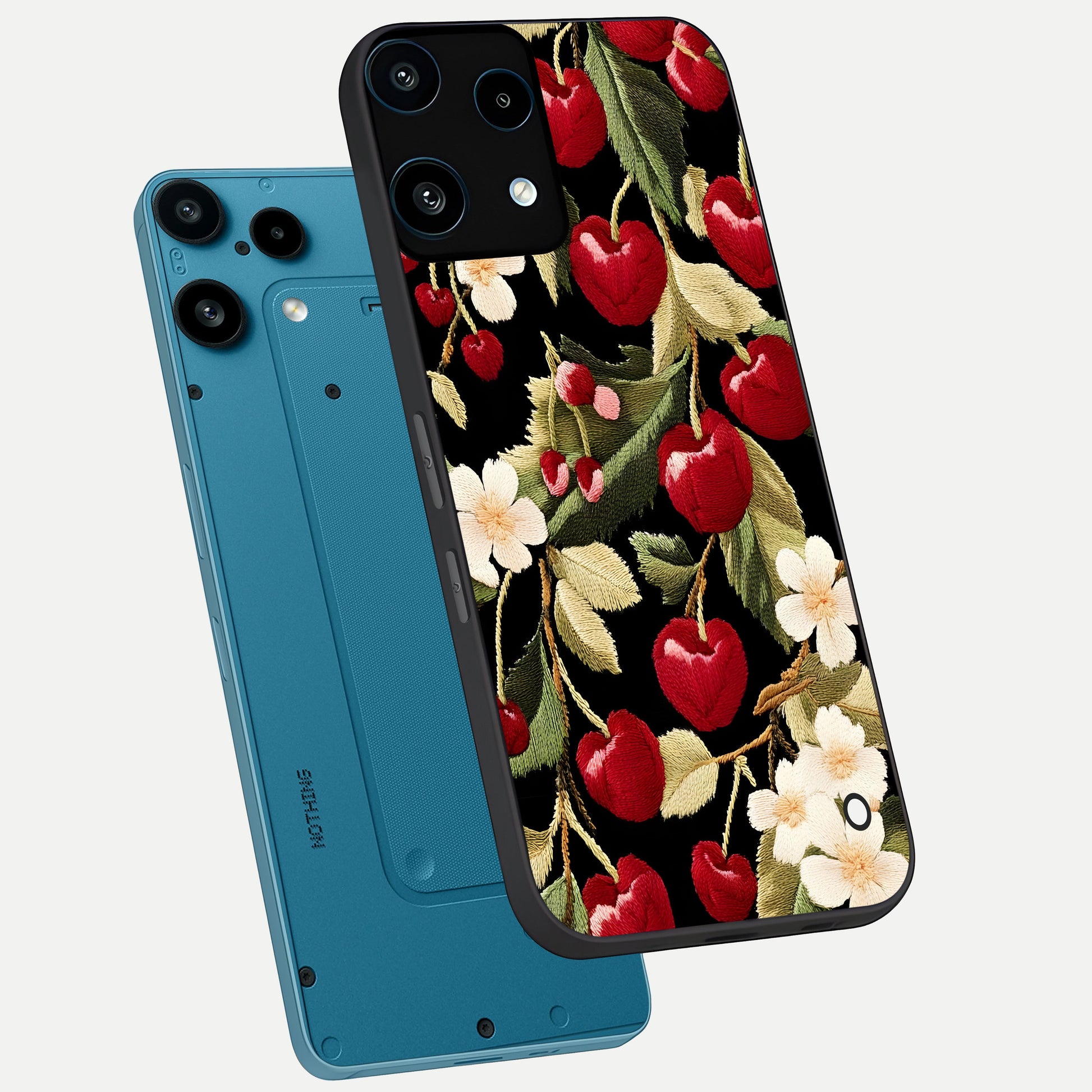  Blooming Spendor Bird phone case For Nothing Phone 3A Lite showing premium glass back cover with detailed artwork