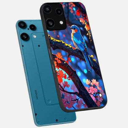  Blooming Water Drift phone case For Nothing Phone 3A Lite showing premium glass back cover with detailed artwork