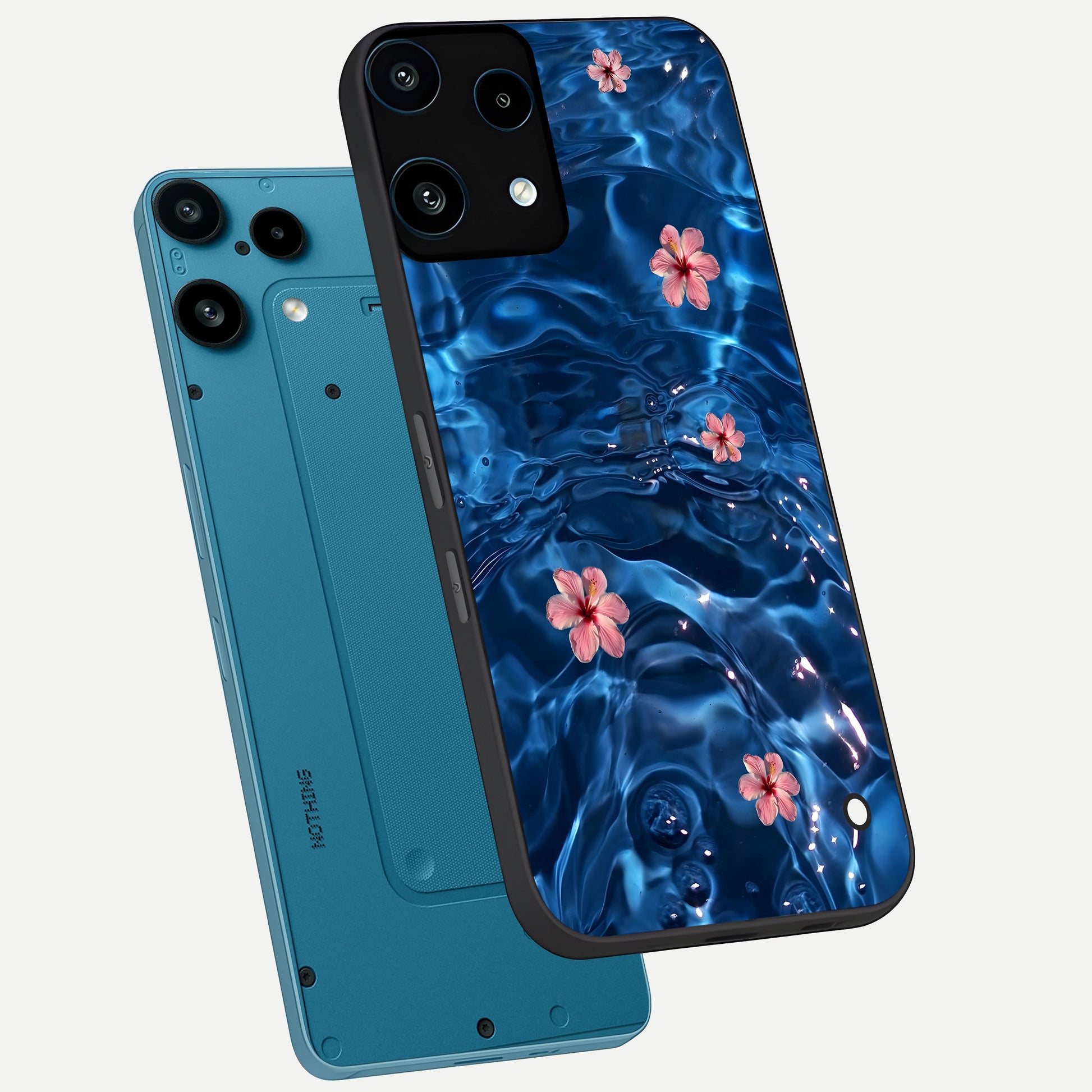  Bloom Thread Art phone case For Nothing Phone 3A Lite showing premium glass back cover with detailed artwork