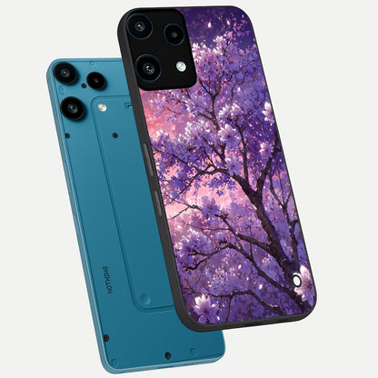  Blossom Tree phone case For Nothing Phone 3A Lite showing premium glass back cover with detailed artwork