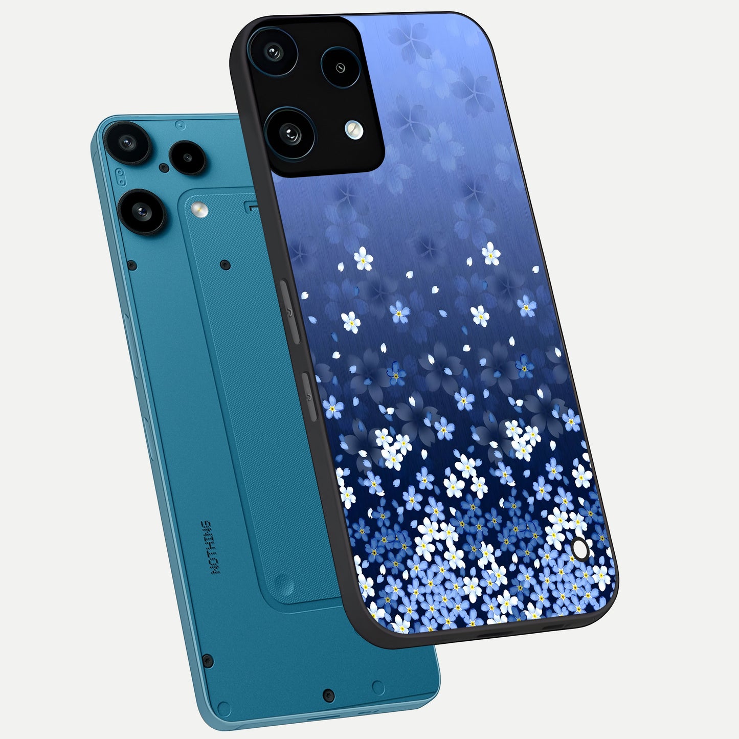  Blue Starry phone case For Nothing Phone 3A Lite showing premium glass back cover with detailed artwork