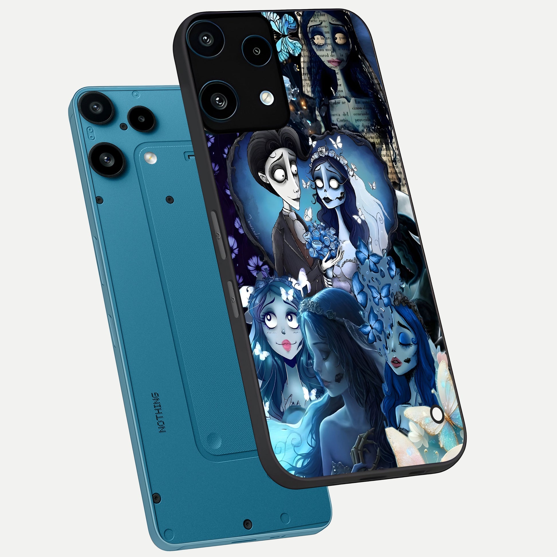  Butterfly Ghost Soul phone case For Nothing Phone 3A Lite showing premium glass back cover with detailed artwork