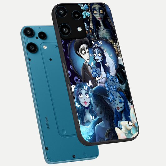  Butterfly Ghost Soul phone case For Nothing Phone 3A Lite showing premium glass back cover with detailed artwork
