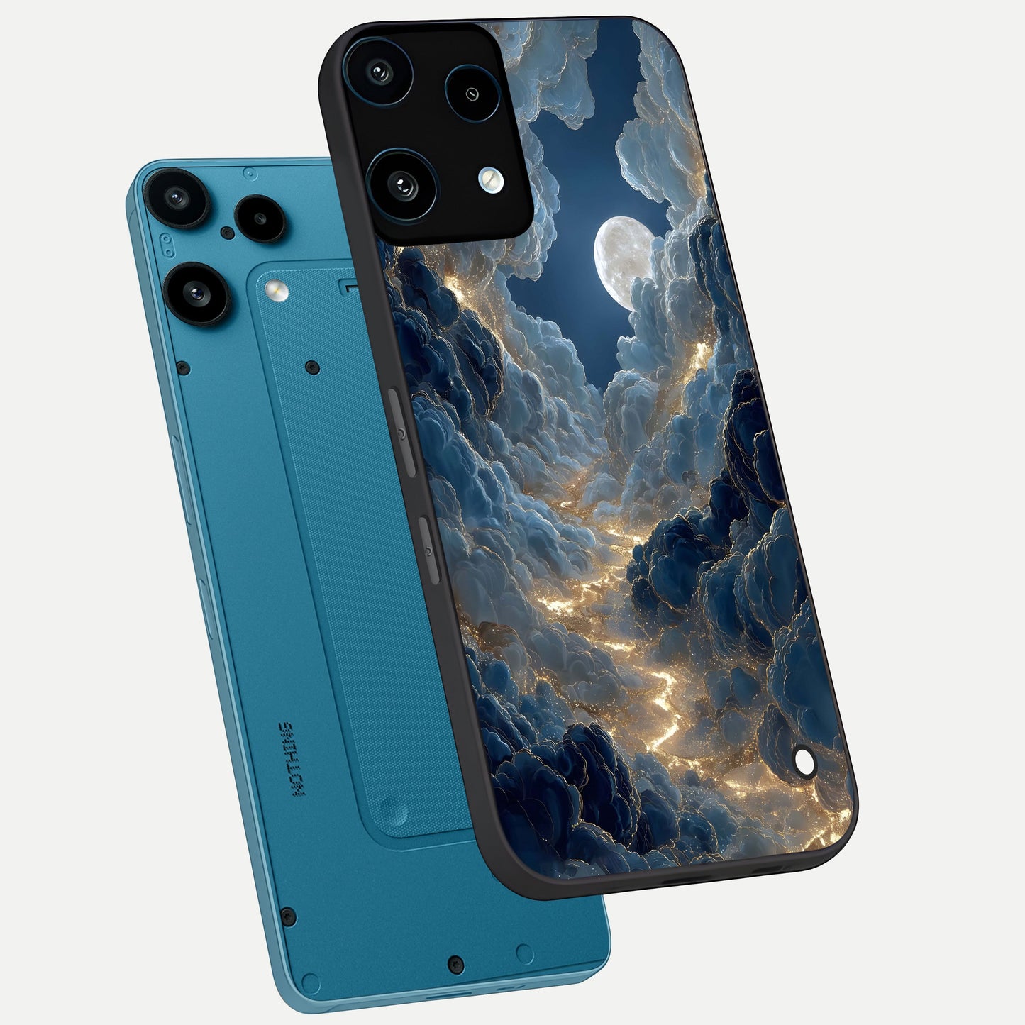  Celestial Cloud Road phone case For Nothing Phone 3A Lite showing premium glass back cover with detailed artwork