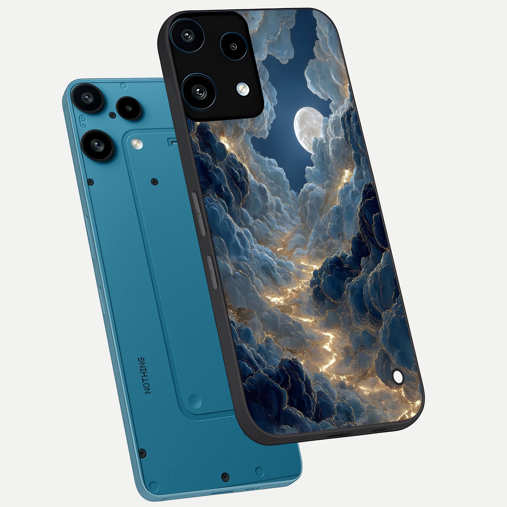  Celestial Cloud Road phone case For Nothing Phone 3A Lite showing premium glass back cover with detailed artwork