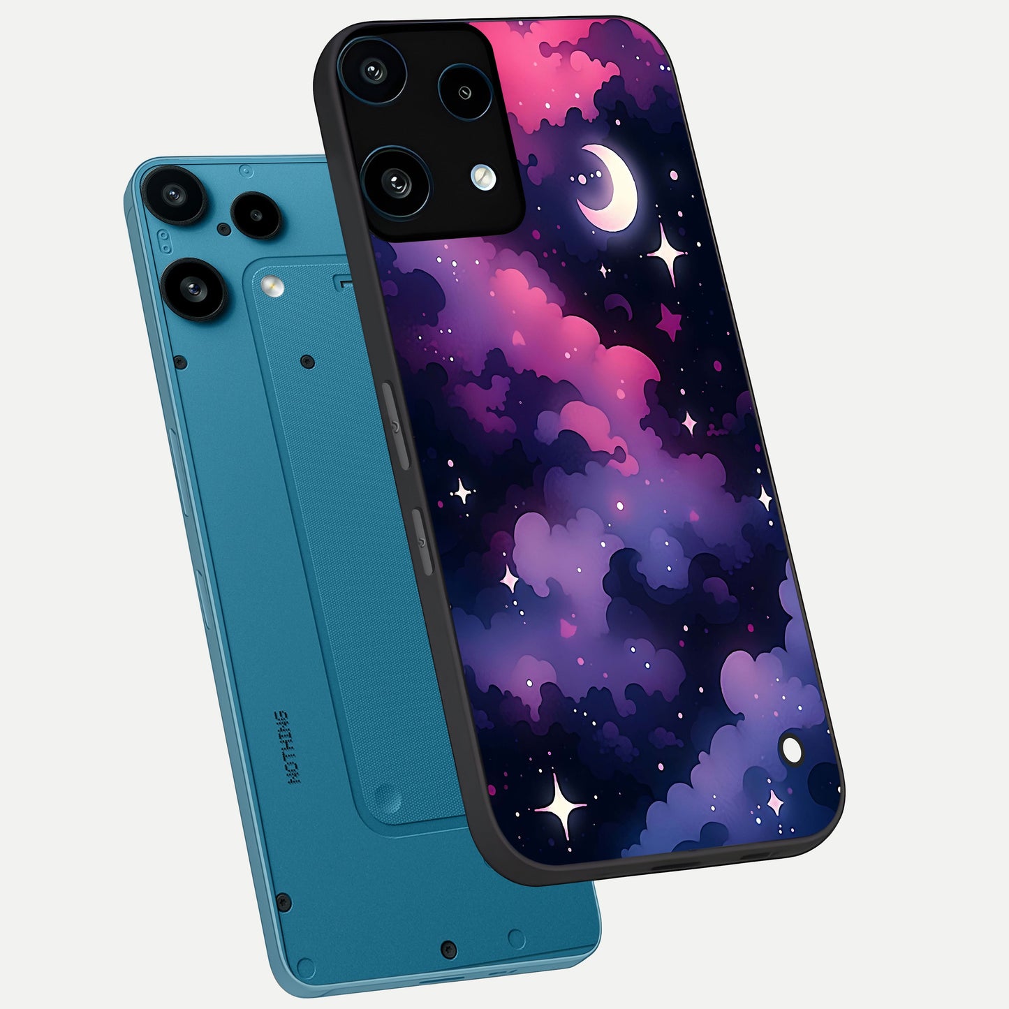  Celestial Moon Magic phone case For Nothing Phone 3A Lite showing premium glass back cover with detailed artwork