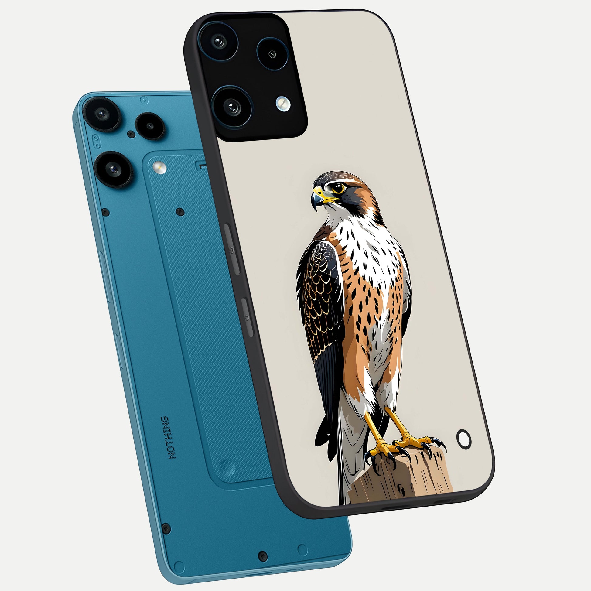  Clever Eagle phone case For Nothing Phone 3A Lite showing premium glass back cover with detailed artwork