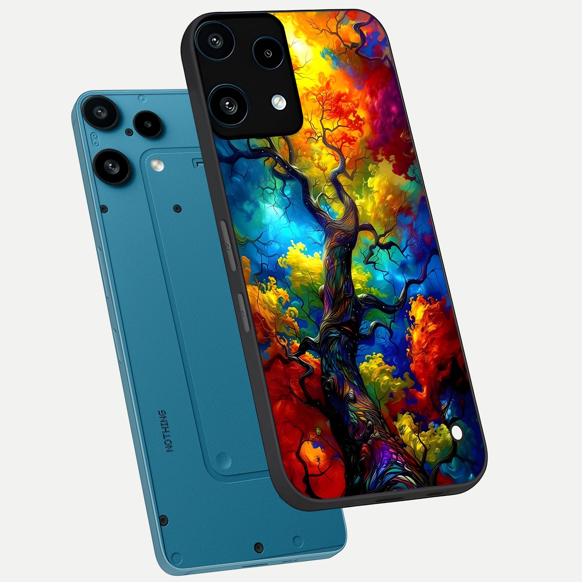  Colorful Soda Bottles phone case For Nothing Phone 3A Lite showing premium glass back cover with detailed artwork