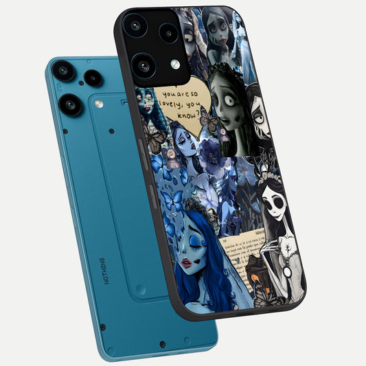  Corpse Bride Posters phone case For Nothing Phone 3A Lite showing premium glass back cover with detailed artwork