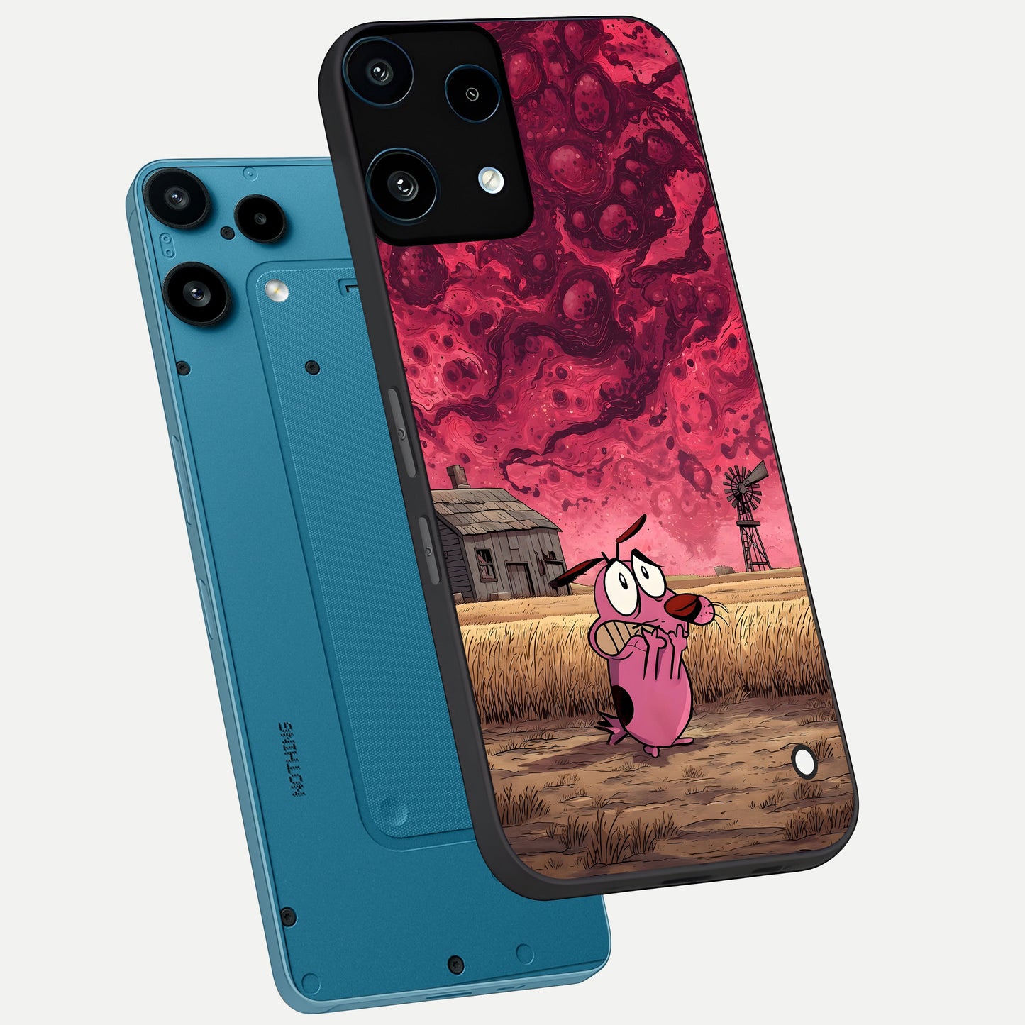  Courage Under Sky phone case For Nothing Phone 3A Lite showing premium glass back cover with detailed artwork