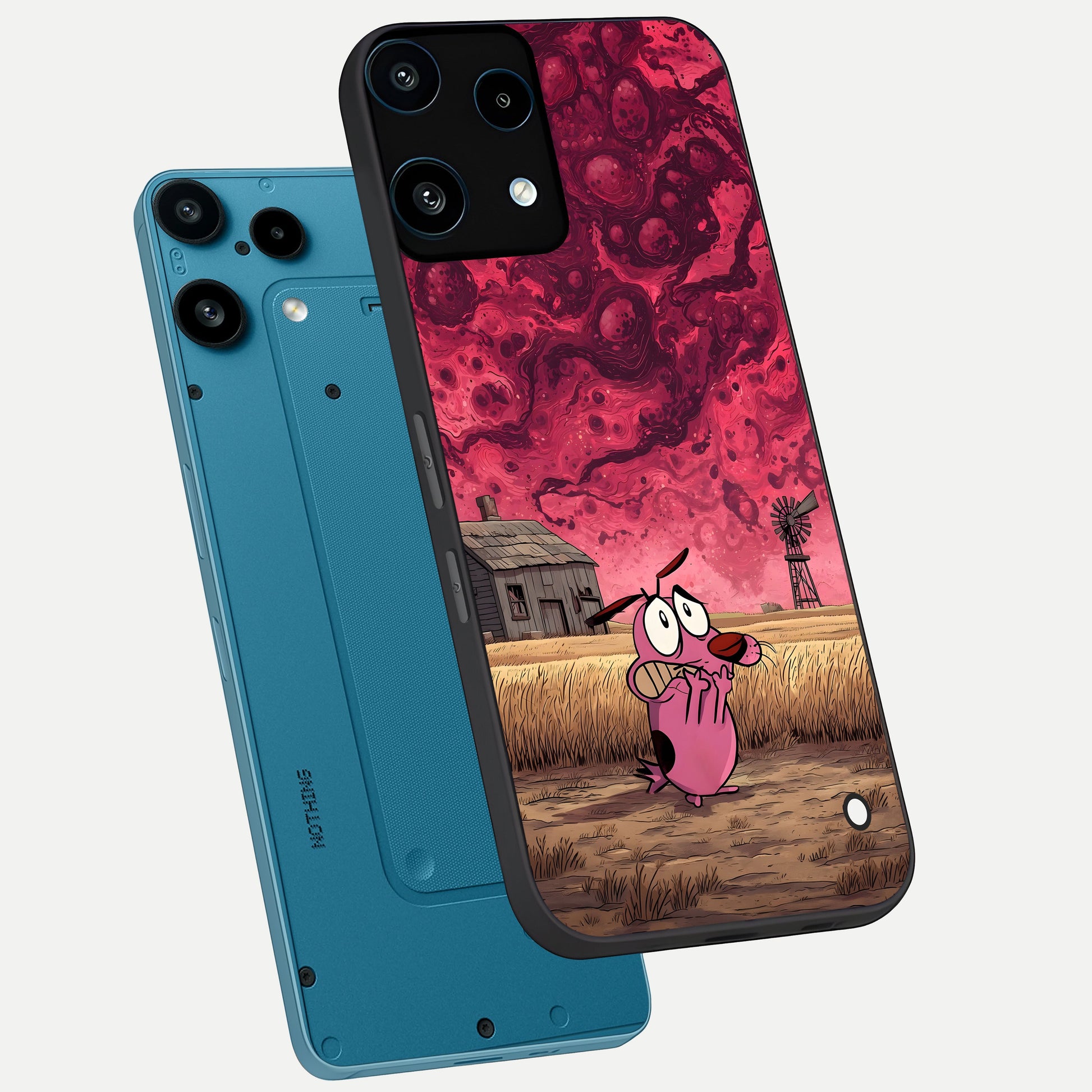  Courage Under Sky phone case For Nothing Phone 3A Lite showing premium glass back cover with detailed artwork