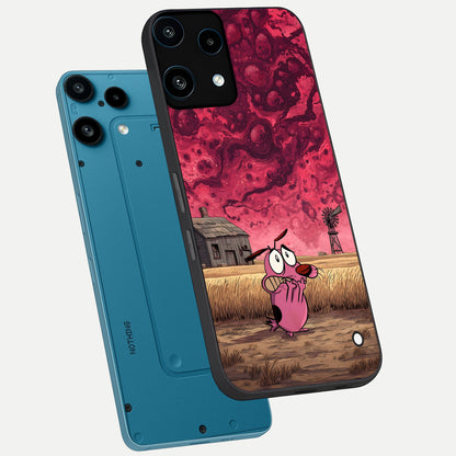  Courage Under Sky phone case For Nothing Phone 3A Lite showing premium glass back cover with detailed artwork