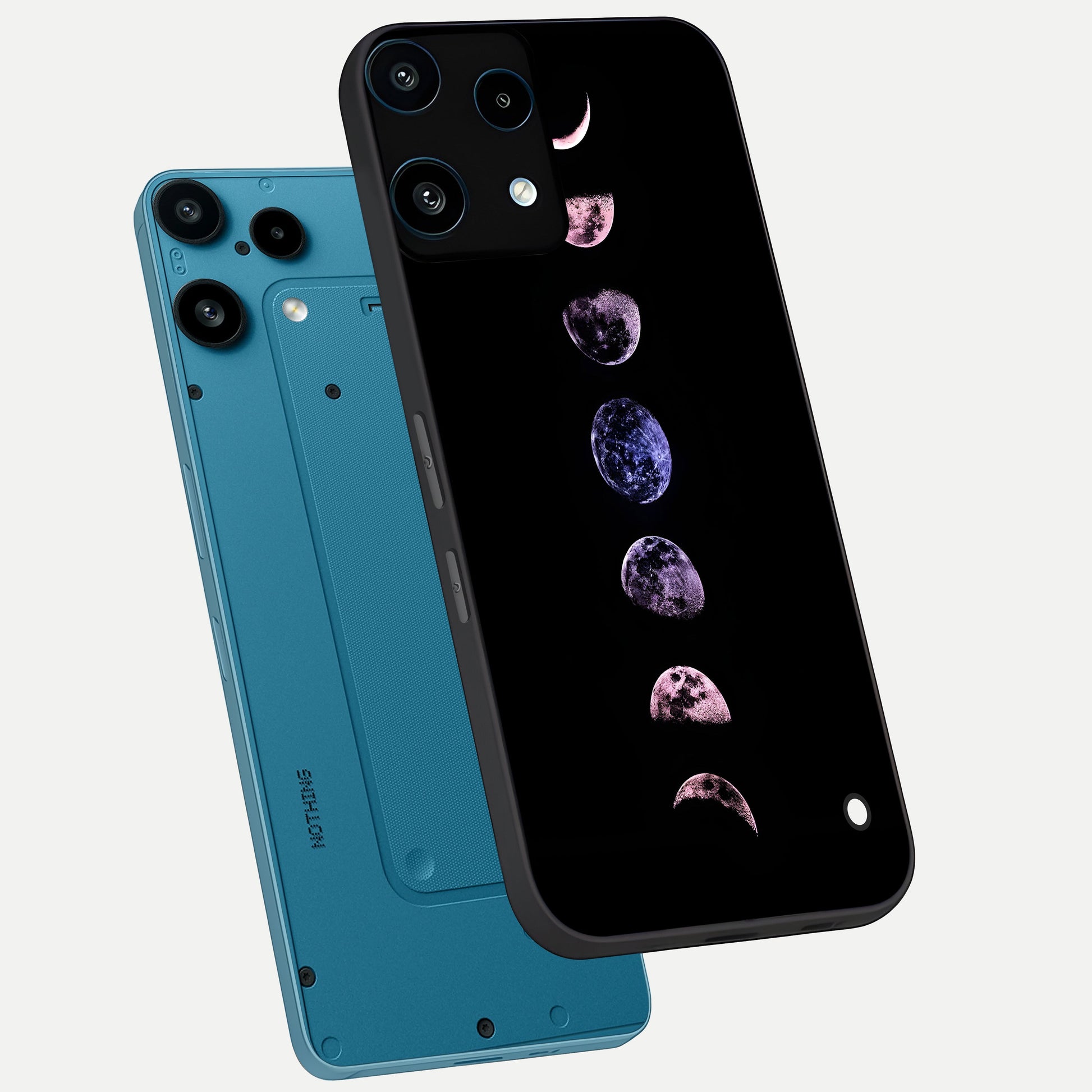  Crimson All Planets phone case For Nothing Phone 3A Lite showing premium glass back cover with detailed artwork