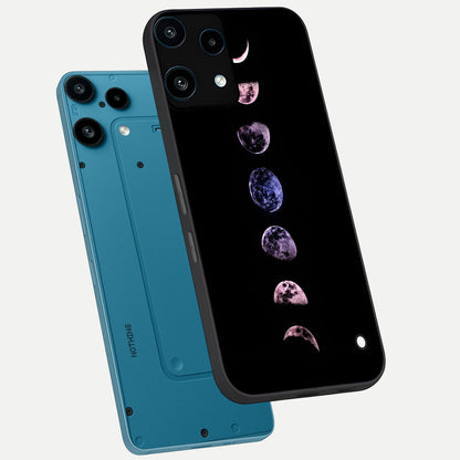  Crimson All Planets phone case For Nothing Phone 3A Lite showing premium glass back cover with detailed artwork