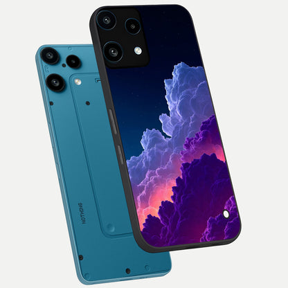  Dreamy Cloud Skies phone case For Nothing Phone 3A Lite showing premium glass back cover with detailed artwork