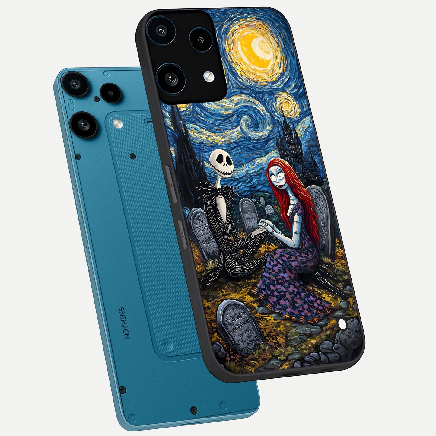  Eternal Night Love phone case For Nothing Phone 3A Lite showing premium glass back cover with detailed artwork