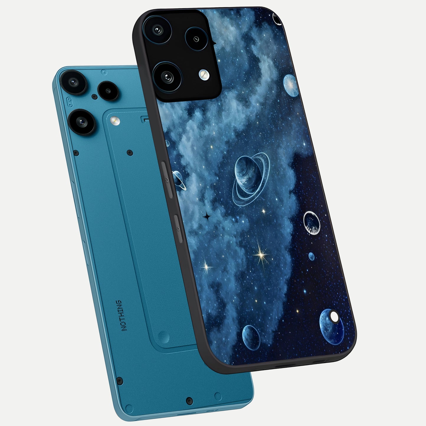  Galaxy Dream Space phone case For Nothing Phone 3A Lite showing premium glass back cover with detailed artwork