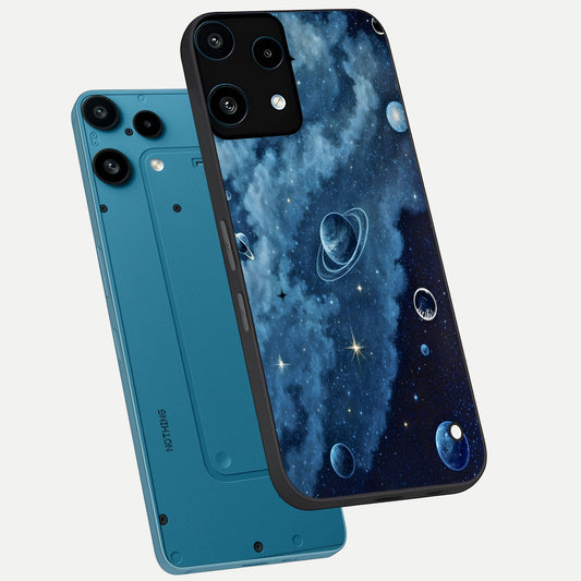  Galaxy Dream Space phone case For Nothing Phone 3A Lite showing premium glass back cover with detailed artwork