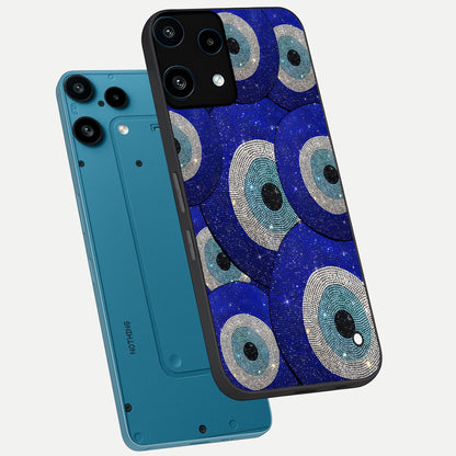  Galaxy Eye Flow phone case For Nothing Phone 3A Lite showing premium glass back cover with detailed artwork