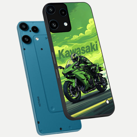  Greenery Sky phone case For Nothing Phone 3A Lite showing premium glass back cover with detailed artwork