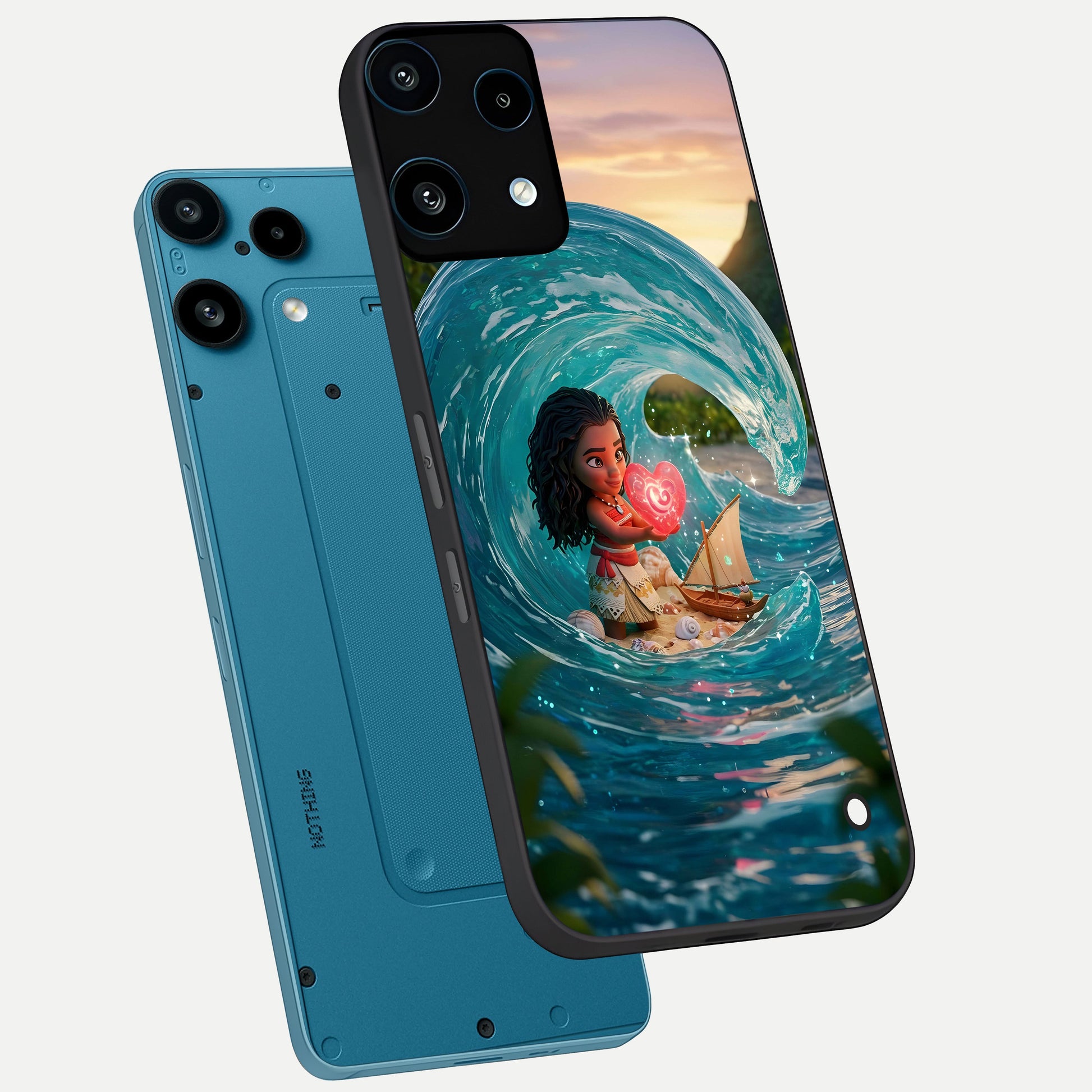  Heart of Ocean phone case For Nothing Phone 3A Lite showing premium glass back cover with detailed artwork