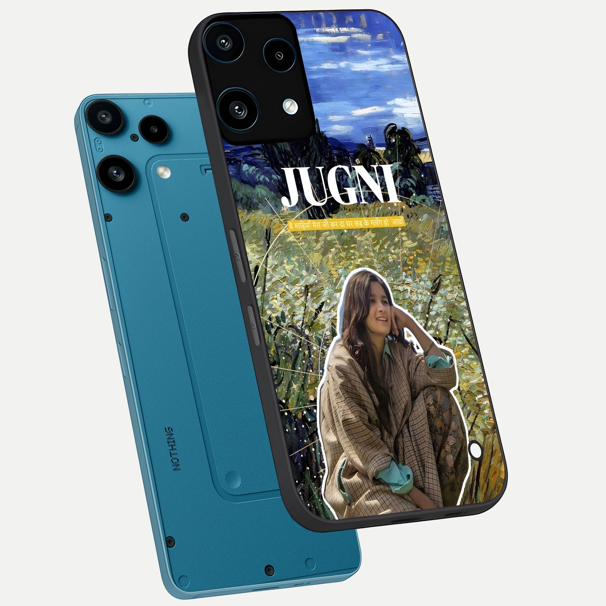  Jugni Soul Vibes phone case For Nothing Phone 3A Lite showing premium glass back cover with detailed artwork
