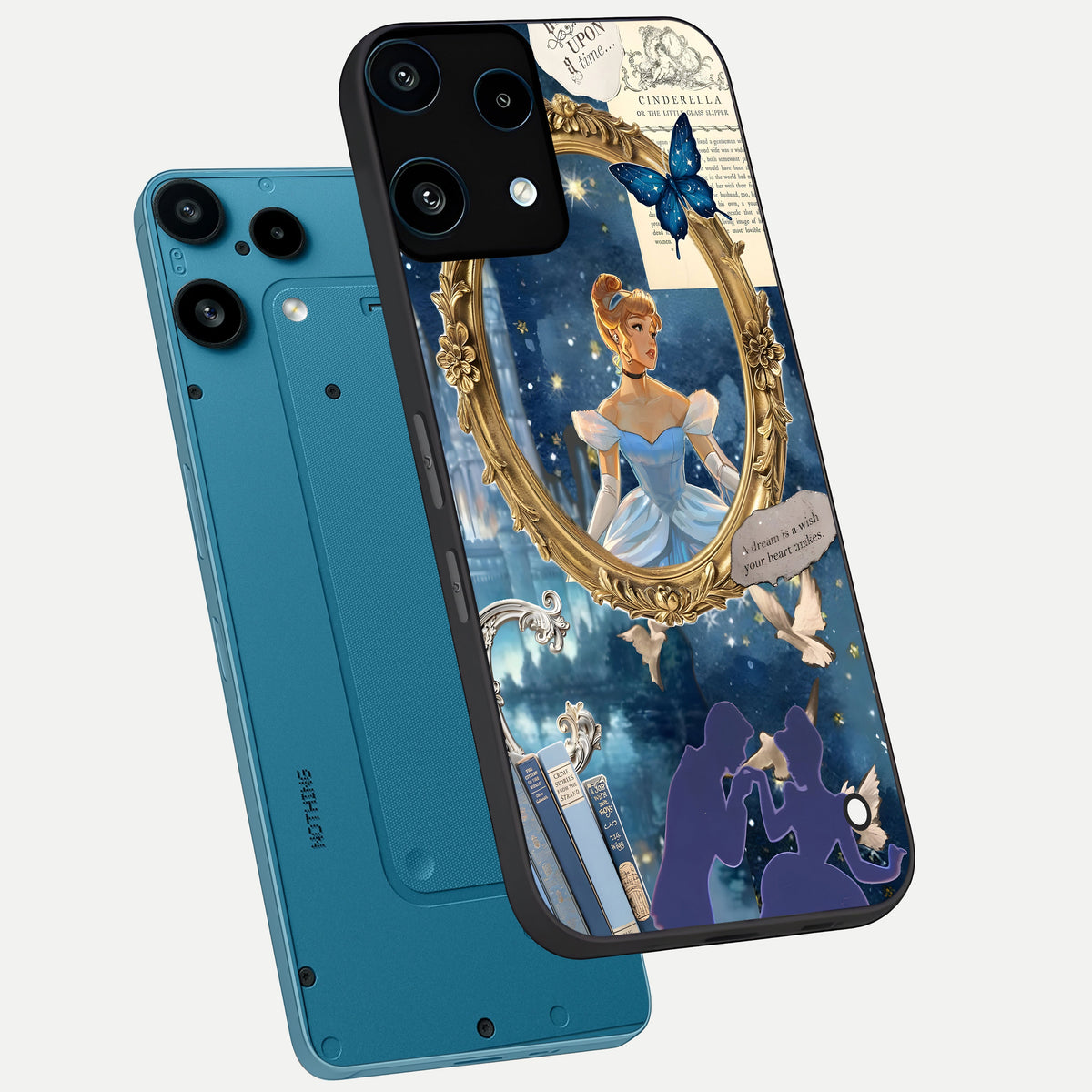  Midnight Queen phone case For Nothing Phone 3A Lite showing premium glass back cover with detailed artwork