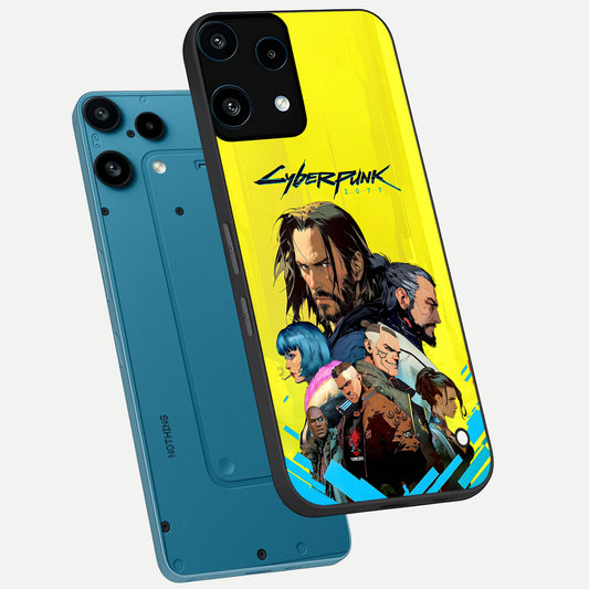  Neon Rebel Genesis phone case For Nothing Phone 3A Lite showing premium glass back cover with detailed artwork