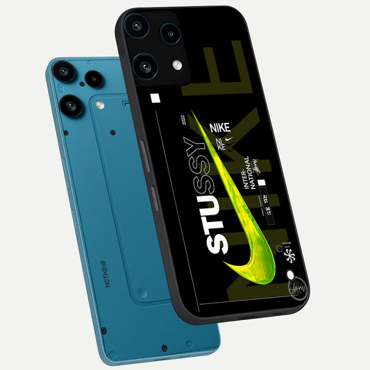  Neon Street Edition phone case For Nothing Phone 3A Lite showing premium glass back cover with detailed artwork