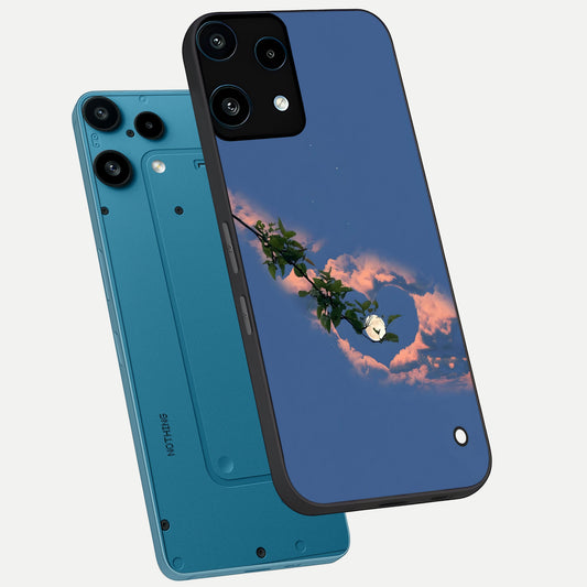  Sky Under Tree phone case For Nothing Phone 3A Lite showing premium glass back cover with detailed artwork