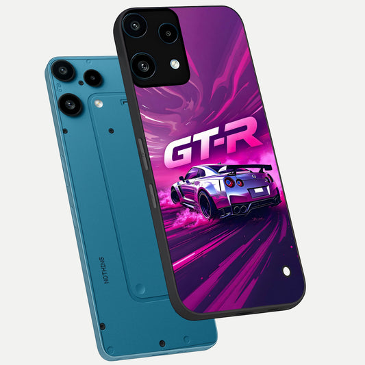  Speed Drift Legend phone case For Nothing Phone 3A Lite showing premium glass back cover with detailed artwork