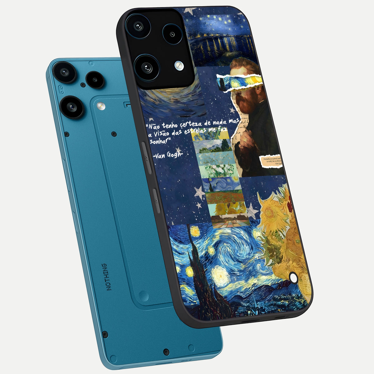  Starry Dream Vision phone case For Nothing Phone 3A Lite showing premium glass back cover with detailed artwork