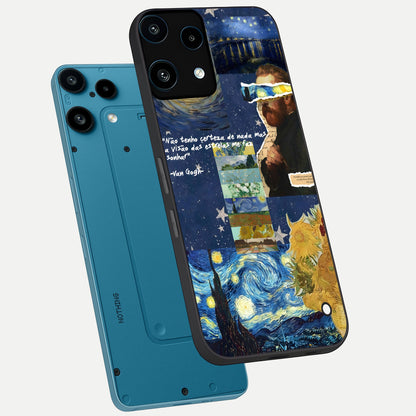  Starry Dream Vision phone case For Nothing Phone 3A Lite showing premium glass back cover with detailed artwork