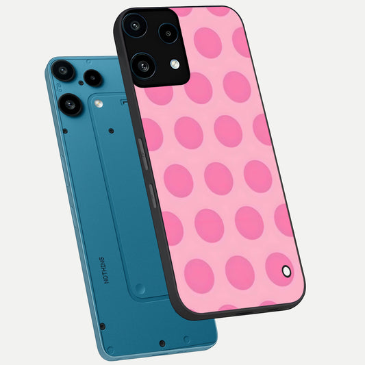  Sweet Dot Dreams phone case For Nothing Phone 3A Lite showing premium glass back cover with detailed artwork