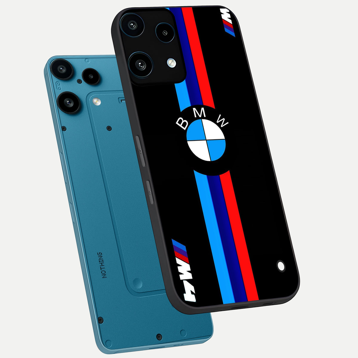  Turbo BMW Beast phone case For Nothing Phone 3A Lite showing premium glass back cover with detailed artwork