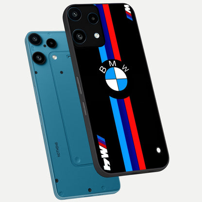  Turbo BMW Beast phone case For Nothing Phone 3A Lite showing premium glass back cover with detailed artwork