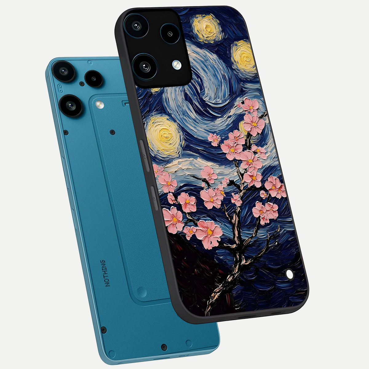  Van Gogh Scenery phone case For Nothing Phone 3A Lite showing premium glass back cover with detailed artwork