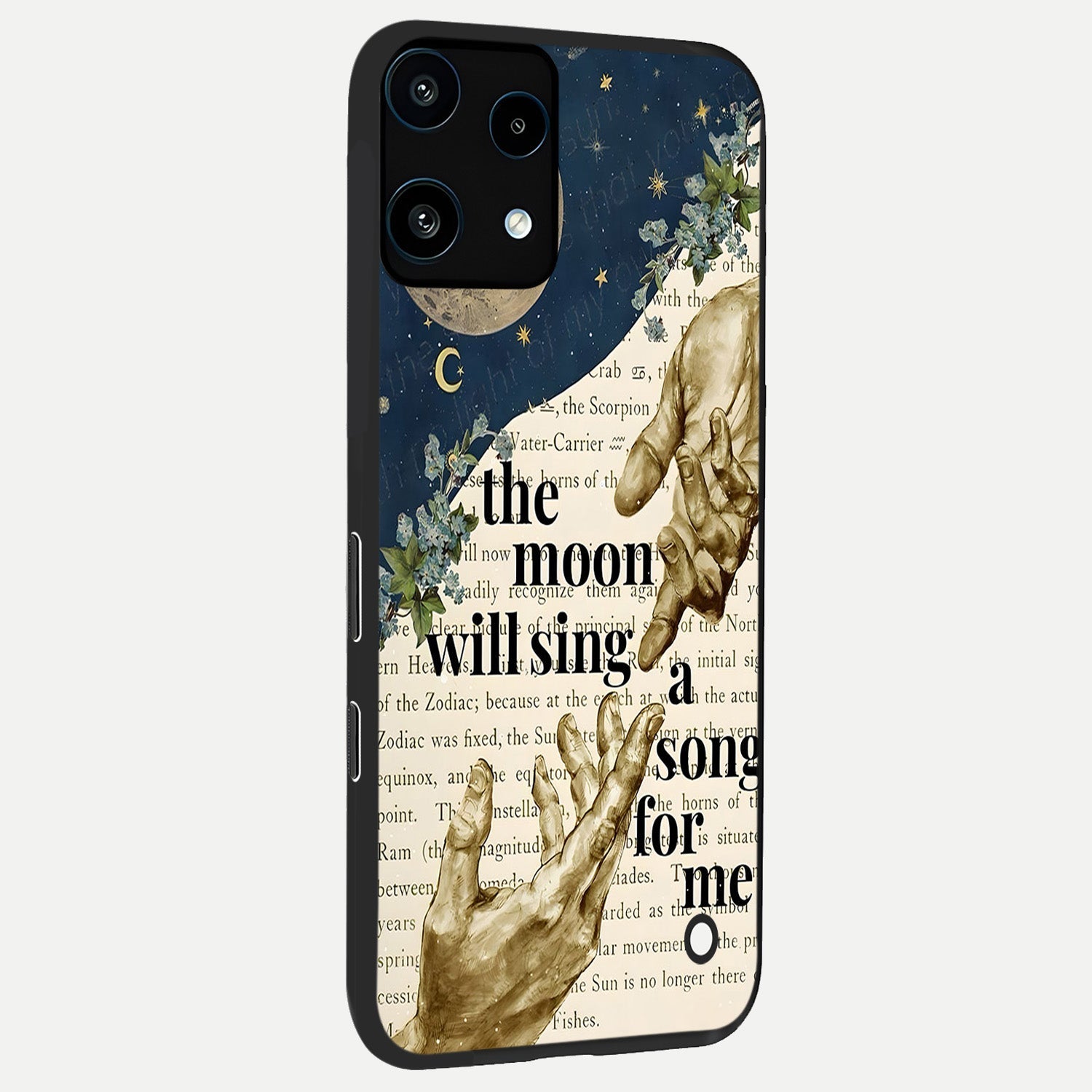  Aesthetic Divine back cover For Nothing Phone 3A Lite slim fit glass case with vibrant aesthetic design