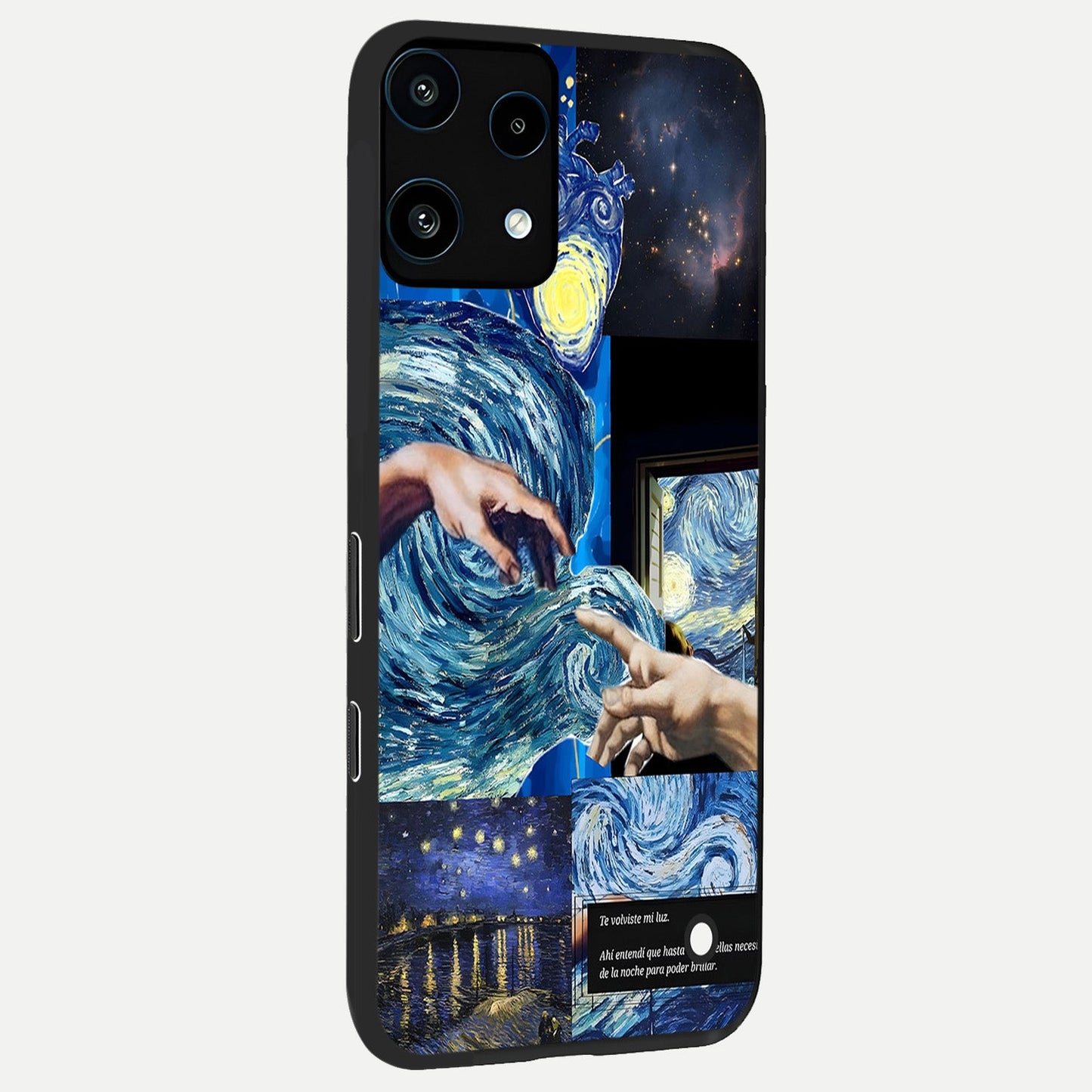  Aesthetic Vando Hands back cover For Nothing Phone 3A Lite slim fit glass case with vibrant aesthetic design