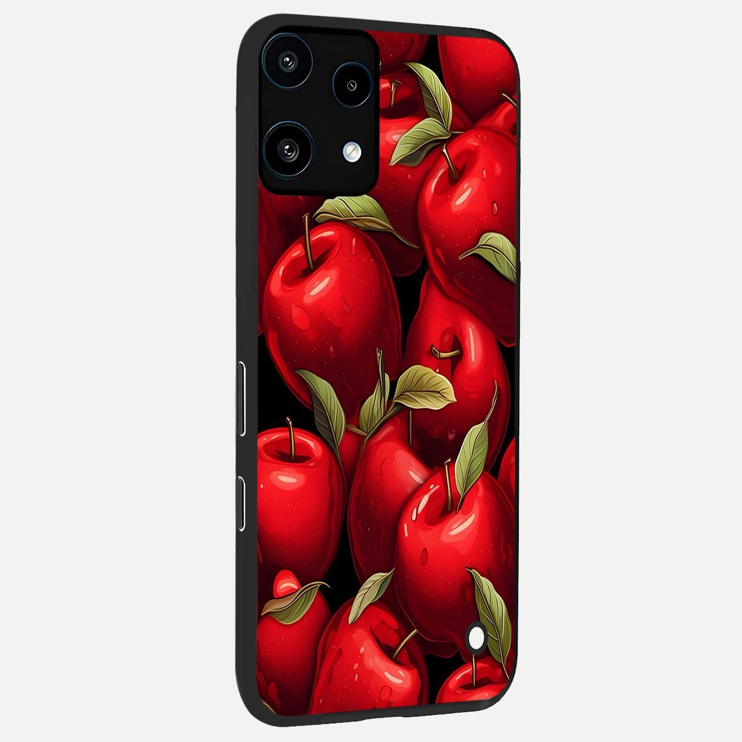  Apple Pattern back cover For Nothing Phone 3A Lite slim fit glass case with vibrant aesthetic design