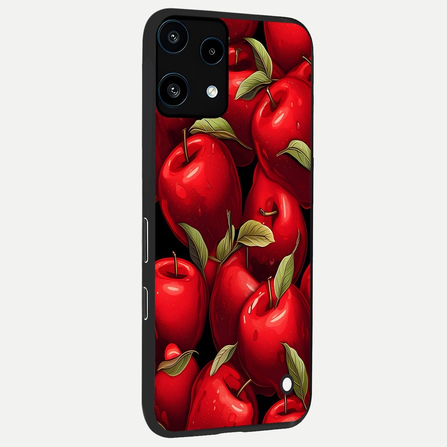  Apple Pattern back cover For Nothing Phone 3A Lite slim fit glass case with vibrant aesthetic design