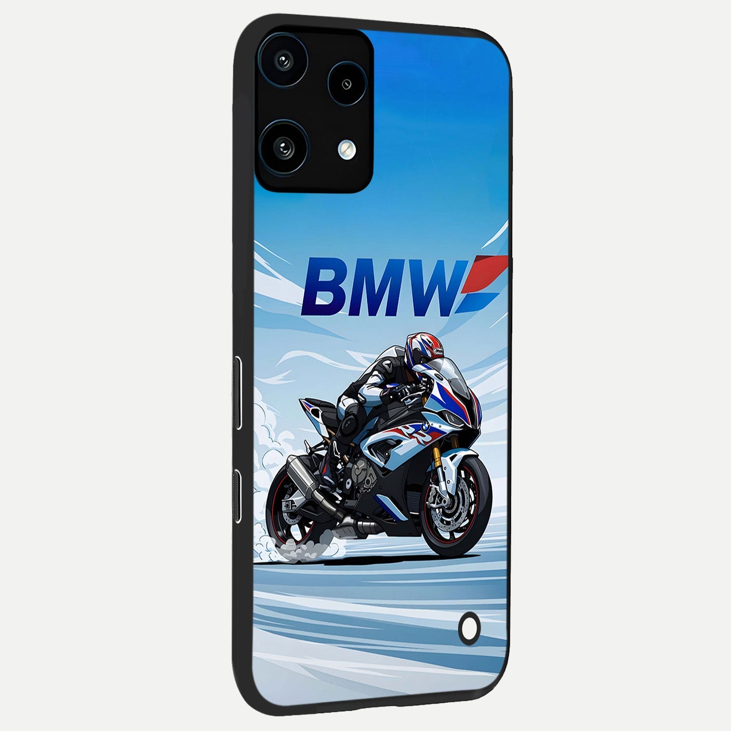  BMW Power Drift back cover For Nothing Phone 3A Lite slim fit glass case with vibrant aesthetic design