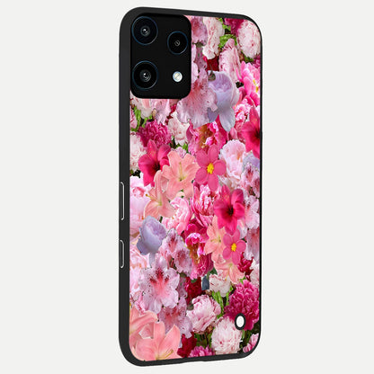  Bloom Crush Fantasy back cover For Nothing Phone 3A Lite slim fit glass case with vibrant aesthetic design