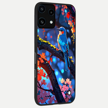  Blooming Water Drift back cover For Nothing Phone 3A Lite slim fit glass case with vibrant aesthetic design