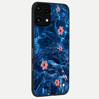  Bloom Thread Art back cover For Nothing Phone 3A Lite slim fit glass case with vibrant aesthetic design