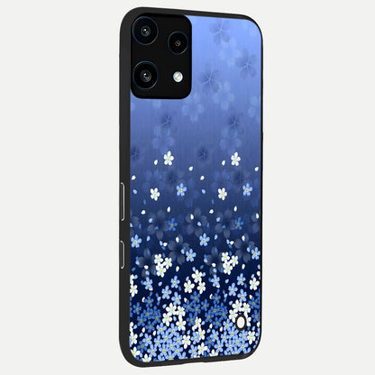  Blue Starry back cover For Nothing Phone 3A Lite slim fit glass case with vibrant aesthetic design