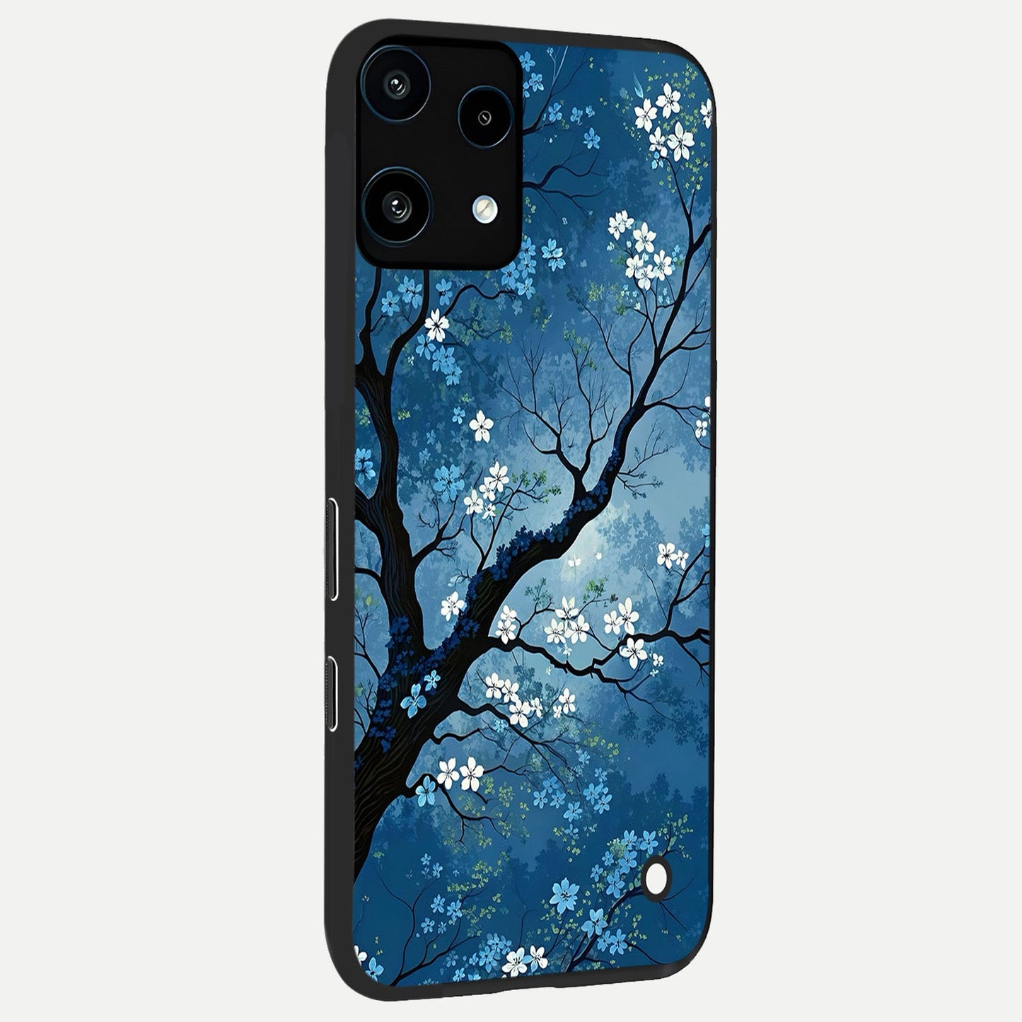  Blue Tree Serenity back cover For Nothing Phone 3A Lite slim fit glass case with vibrant aesthetic design