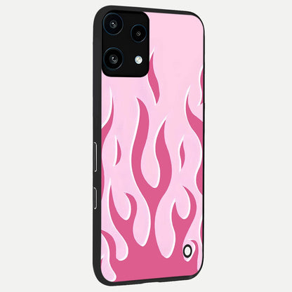  Blush Flame Energy back cover For Nothing Phone 3A Lite slim fit glass case with vibrant aesthetic design